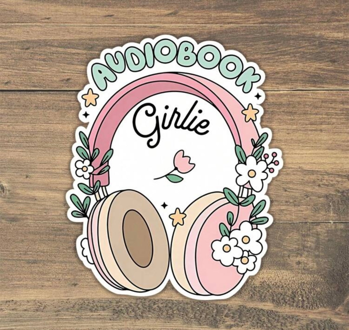 Audiobook Girlie Sticker