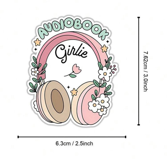 Audiobook Girlie Sticker
