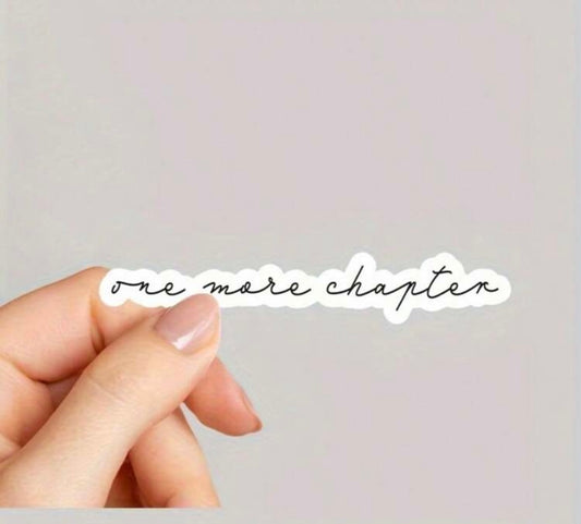 One More Chapter Book Sticker